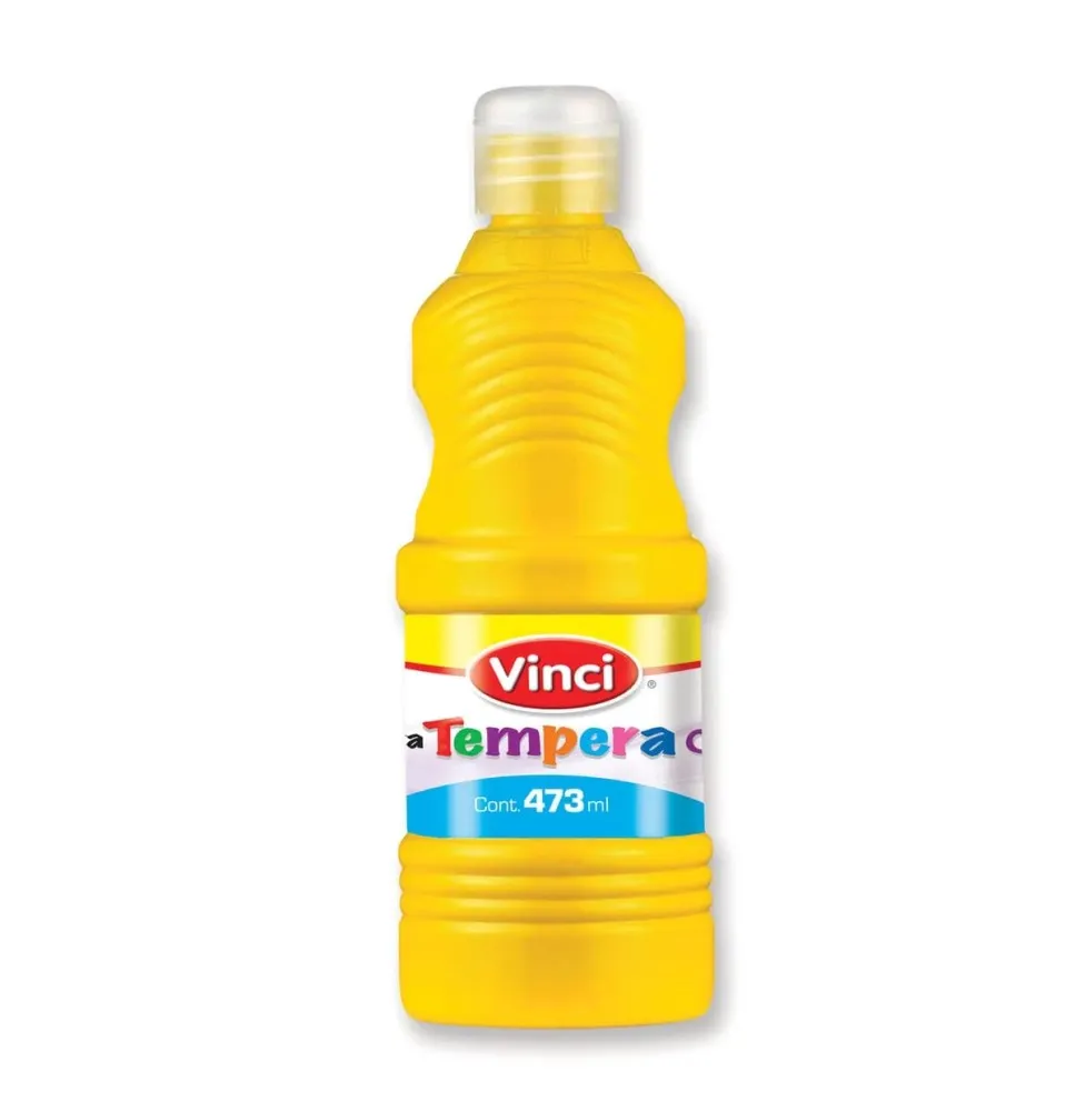 [7501014601885] Pintura témpera Vinci 473 ml (Amarillo)